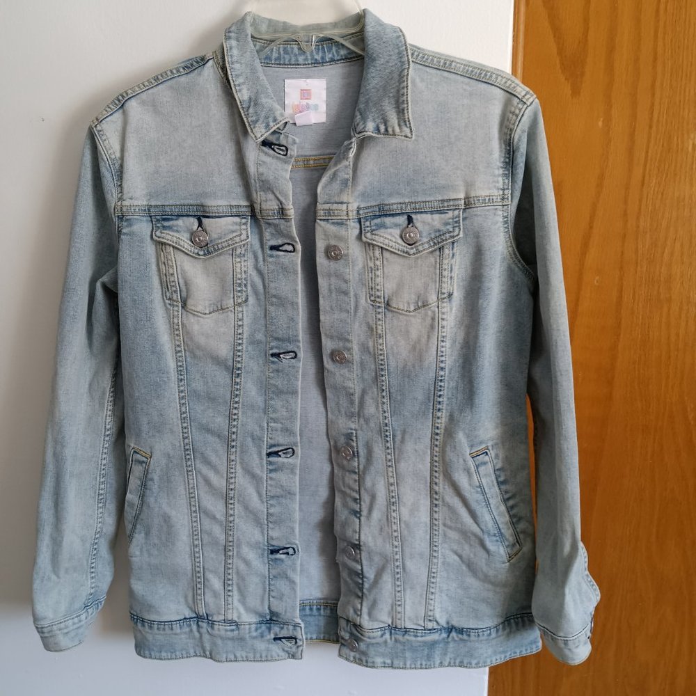 LulaRoe Womens Denim Trucker Jean Jacket Light Wash – Size Small